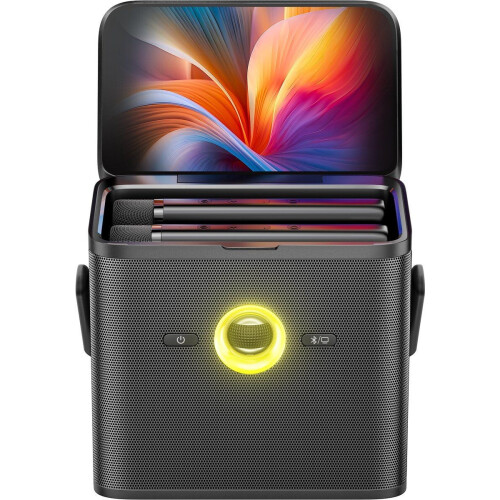 Ikarao Shell S3 - Karaoke set - 2 Draadloze Microfoons - 80W - Zwart