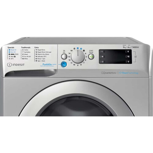 Indesit Bde96436sv - Was-droogcombinatie - 6 Kg Wassen - 6 Kg Drogen - Energieklasse D | Nieuw (outlet)