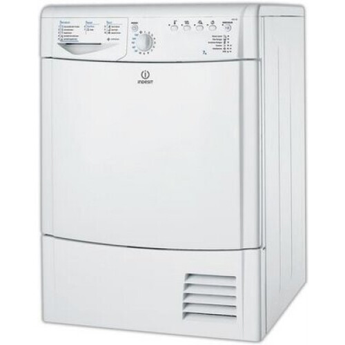 Indesit Idca 735 - Condensdroger - 7 Kg - 68 Db - Uitgestelde Start - Energieklasse C | Tweedehands (Refurbished)