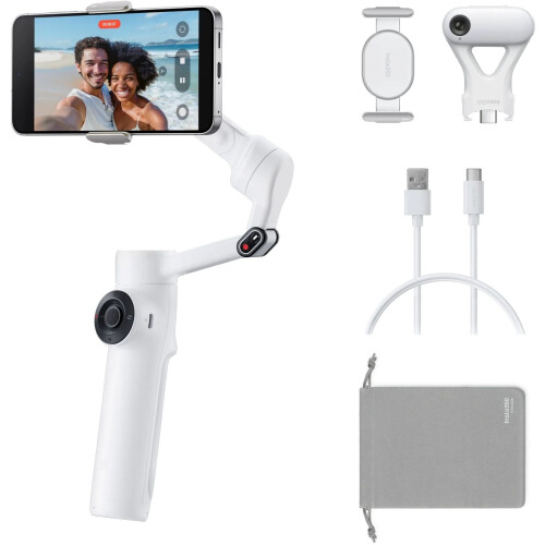 Insta360 Flow 2 - AI Tracker Bundle - Geavanceerde AI-tracking - Wit