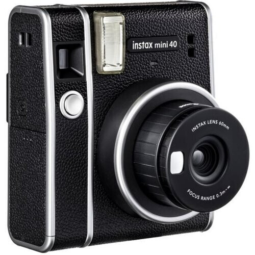 Instant camera Instax Mini 40 - Zwart + Fujifilm Instax Lens 60mm f/12.7 f/12.7 Tweedehands