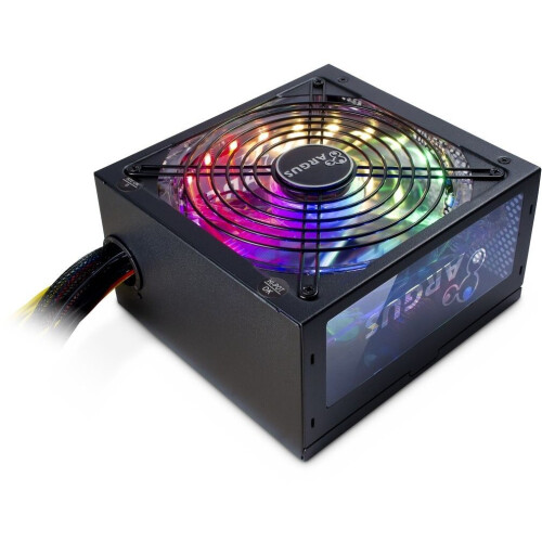 Inter-Tech Argus RGB-700W II - Voeding ATX - 700W 80 Plus Bronze - RGB verlichting