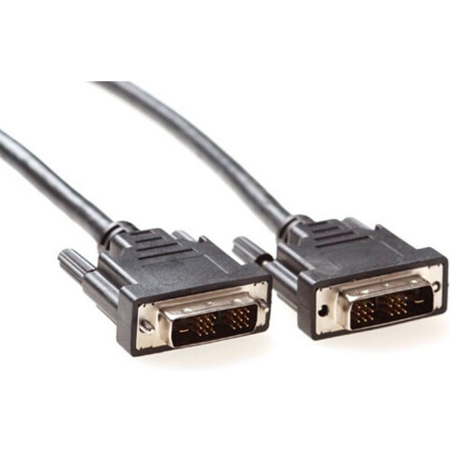 Intronics DVI-D Single Link - Aansluitkabel male - male 200cm - Zwart