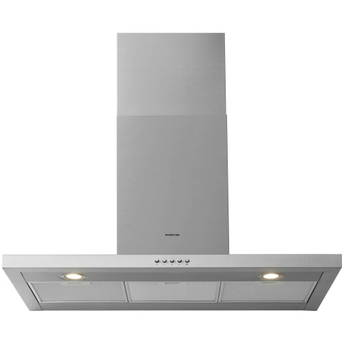 Inventum AKB9005RVS - Wandschouw afzuigkap - 645 m³/h luchtstroom - Roestvrijstaal