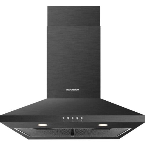 Inventum AKP6000ZWA - Wandschouw afzuigkap - 435 m3/h - 3 standen - Zwart Tweedehands