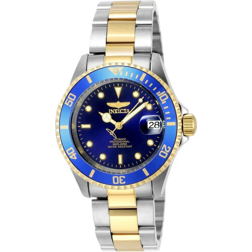 Invicta Pro Diver 8928OB - Heren Horloge - Automatisch - Waterdicht 20 ATM - Roestvrij Staal - Blauwe Wijzerplaat - 40mm