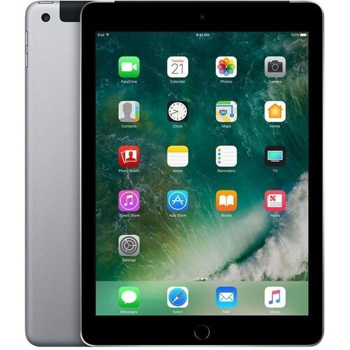 iPad 9.7 (2017) 5e generatie 128 Go - WiFi + 4G - Spacegrijs Tweedehands