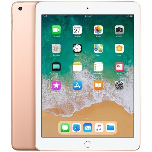 iPad 9.7 (2018) 6e generatie 128 Go - WiFi + 4G - Goud Tweedehands