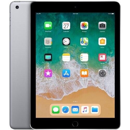 iPad 9.7 (2018) 6e generatie 128 Go - WiFi + 4G - Spacegrijs Tweedehands