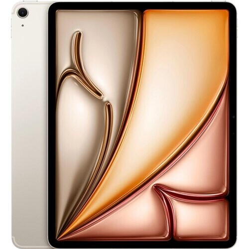 iPad Air M2 13 (2024) 6e generatie 128 Go - WiFi + 5G - Sterrenlicht Tweedehands