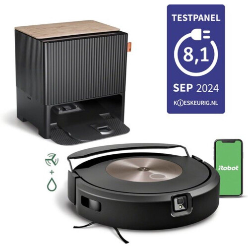 iRobot Roomba Combo j9+ - Robotstofzuiger en dweilrobot - Automatisch vul- en leegstation - Slimme navigatie