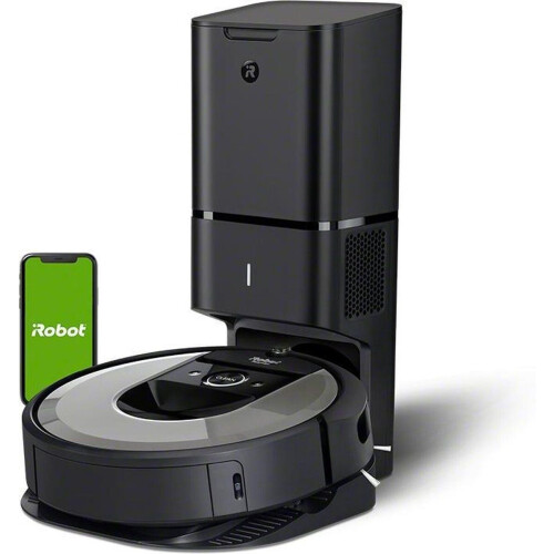 iRobot® Roomba® i7+ - Robotstofzuiger - Slimme navigatie Automatische vuilafvoer - Zilver Zwart