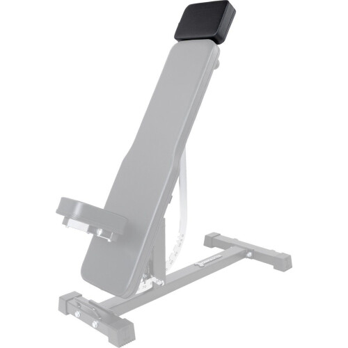 Ironmaster Super Bench PRO - Hoofd-uitbreiding - Verchroomd staal - Zwart