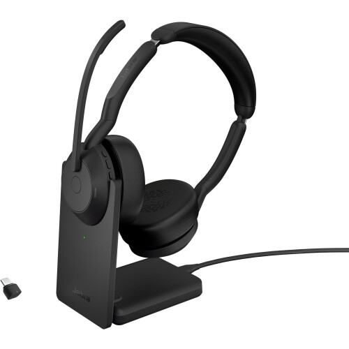 Jabra Evolve2 55 - Wireless Hoofdtelefoon - Noise-Cancelling - Zwart