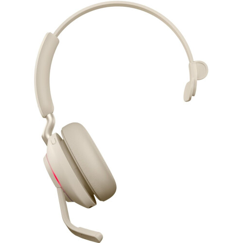 Jabra Evolve2 65 - Draadloze On-Ear Headset - 37 uur batterijduur - Beige
