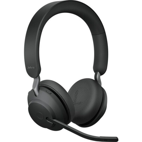 Jabra Evolve2 65 UC Stereo - Bluetooth Headset - 40 mm speakers - Zwart