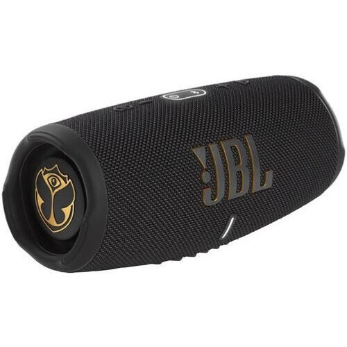 JBL Charge 5 Tomorrowland Edition Speaker Bluetooth - Zwart/Goud Tweedehands