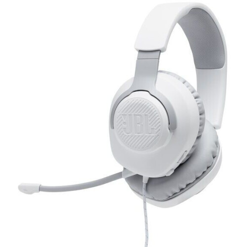JBL Quantum 100 - Gaming Headset - Afneembare microfoon - Wit Tweedehands
