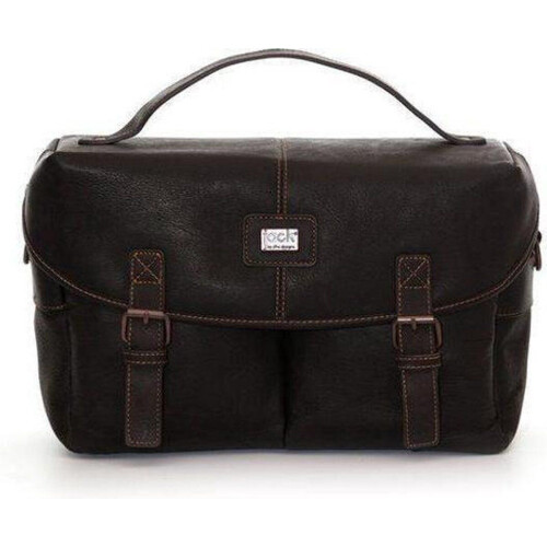 Jill-e Jack - Schoudertas - Leren buitenkant - Bruin Tweedehands