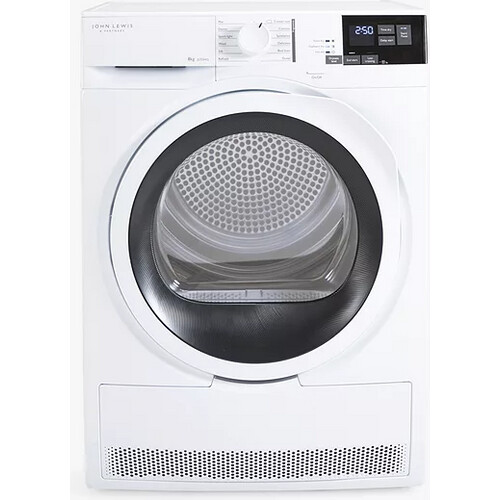 John Lewis Jltdh15 (nieuw Model) Warmtepompdroger 8kg | Nieuw (outlet) Tweedehands