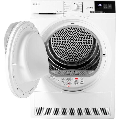John Lewis Jltdh22 - Warmtepompdroger - 8 Kg - 66 Db - Energieklasse A+ | Tweedehands (Refurbished) Tweedehands