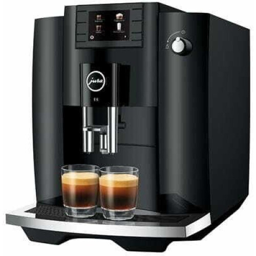 Jura E6 (2022) - Volautomatische koffiemachine - Easy Cappuccino functie - Piano Black Tweedehands