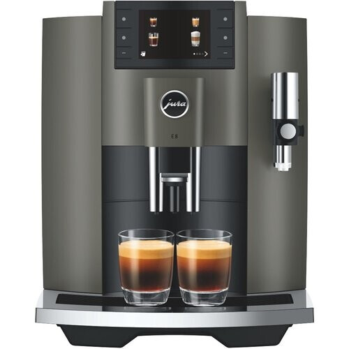 Jura E8 Dark Inox - Volautomaat - Koffiebonen & Gemalen Koffie | Nieuw (outlet) Tweedehands