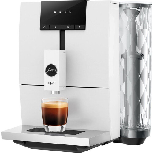 JURA ENA 4 (EB) (2022) - Volautomatische Koffiemachine - Professionele Aroma Koffiemolen - Nordic White