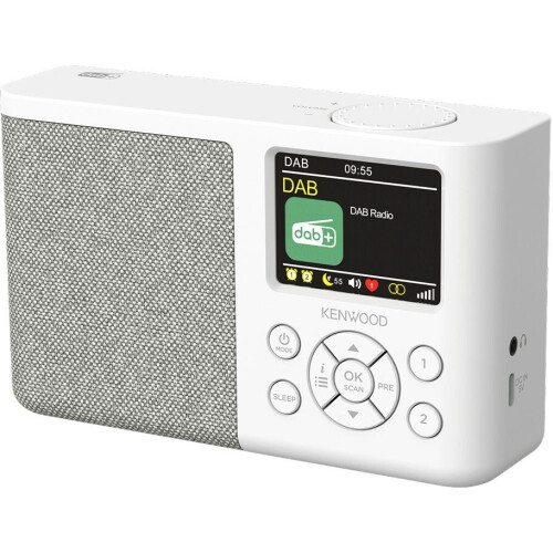 Kenwood CR-M33DAB - DAB+ / FM-RDS Receiver - Bluetooth Audio-Streaming - Wit