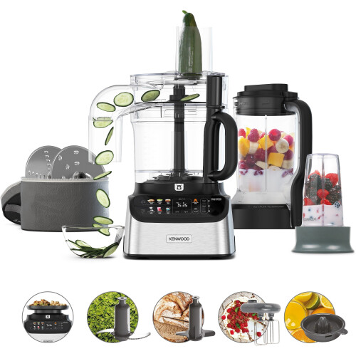 Kenwood FDM73.850SS - Keukenmachine MultiPro OneTouch - 1000W - 3L - Grijs