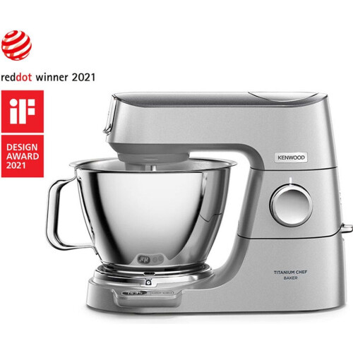 Kenwood KVC85.004SI - Keukenmachine - 1200W 5L mengkom - Titanium