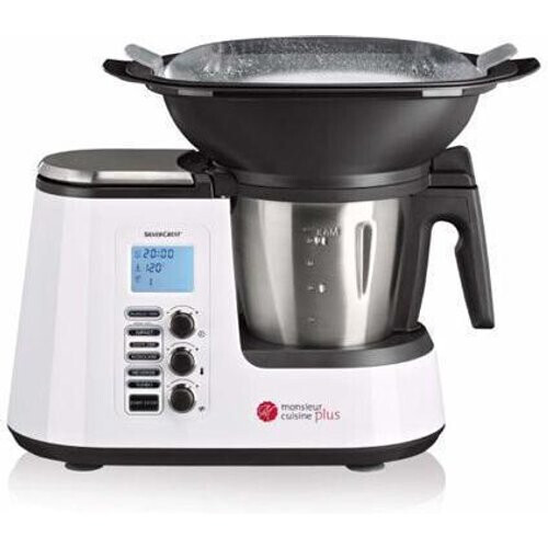 Keukenmachine Silvercrest Monsieur Cuisine Edition Plus 2,0000L -Wit Tweedehands