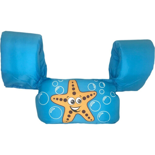 Kidzstore - Zwemvest kinderen - 2-6 jaar - 15-25 kg - Veilig zwemmen - Zeester blauw