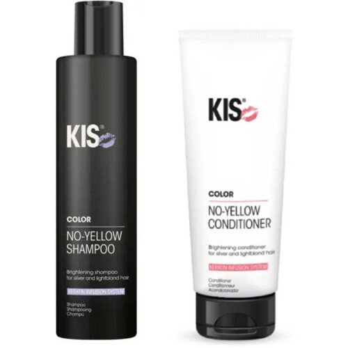 KIS No Yellow - Duo Set Shampoo 250 ml + Conditioner 250 ml - Neutraliseert geeltinten