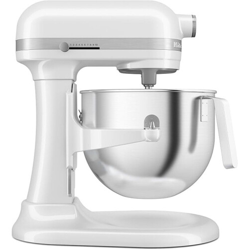 KitchenAid 5KSM70JPXEWH - Keukenmachine - 375 W - 11 snelheden - 6,6L - Wit