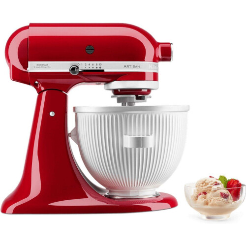 KitchenAid 5KSMICM - Roomijsmaker - 1,9 liter - Wit