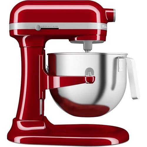 KitchenAid Artisan - Keukenmachine - 6,6L kom - 375 W - 11 snelheden - Keizerrood Tweedehands