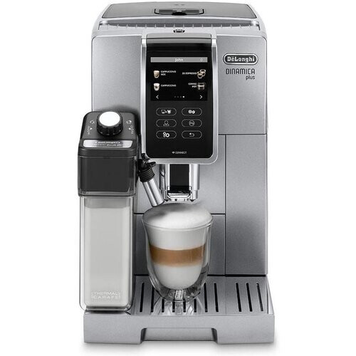 Koffiezetapparaat met molen Zonder Capsule De'Longhi Dinamica Plus ECAM370.95.S 2,0000L - Zilver Tweedehands