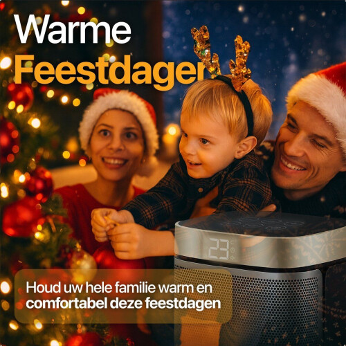 KRAFT Elektrische Kachel - Keramische Ventilatorkachel - 1500W - 70° Draaifunctie