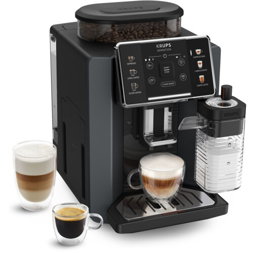Krups EA912B10 - Volautomatische koffiemachine - 6 koffiespecialiteiten - Zwart Tweedehands