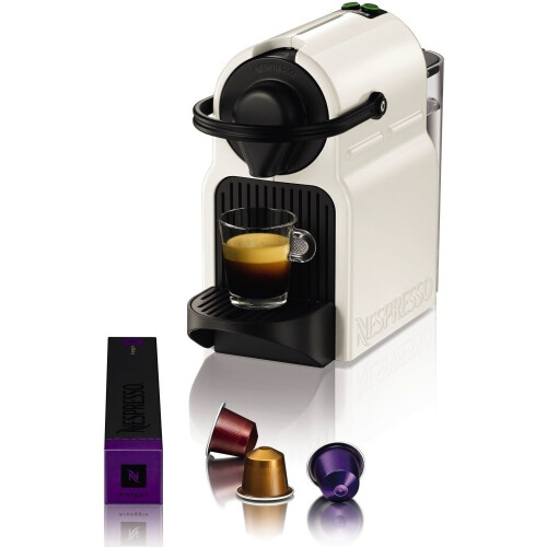 Krups Nespresso Inissia XN1001 - Koffiecupmachine - Compact - Energiezuinig - Wit Tweedehands