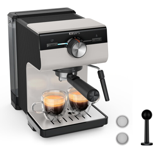 Krups XP381B - Pistonmachine - 15 bar druk - Lichtgrijs Tweedehands