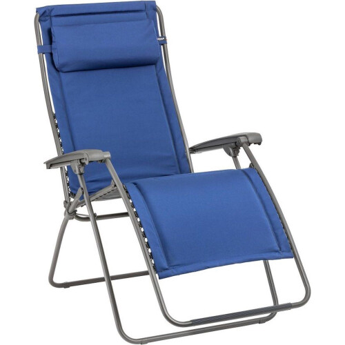 Lafuma RSX Clip XL - Relaxstoel - Gepolsterde Zero-Gravity - Denim Tweedehands