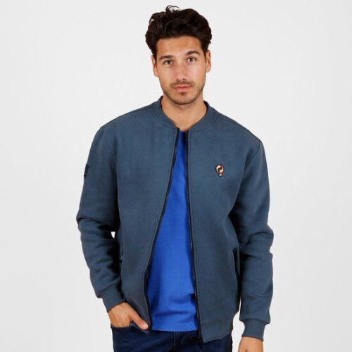 Landgraaf DLX - Heren Vest - Ronde hals - Denimblauw Marine - Maat S