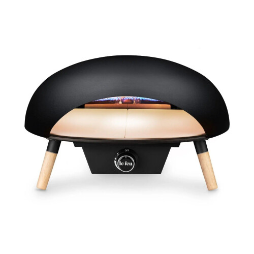Le Feu Turtle 3.0 - Gas pizzaoven - 8 kW - Ø52 cm - Zwart