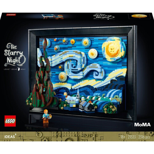 LEGO Ideas Vincent van Gogh - De Sterrennacht - 3D kunstwerk - (21333) Tweedehands
