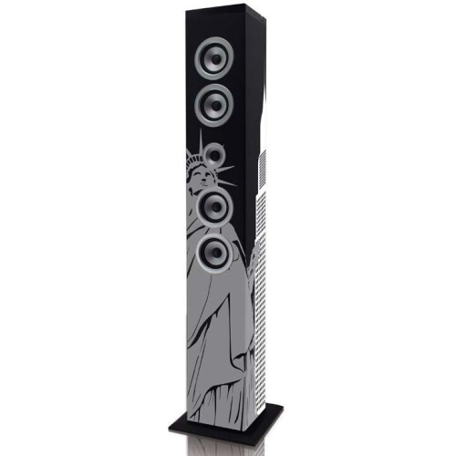 Lenco IBT-6 - Bluetooth speaker - FM radio - New York Liberty