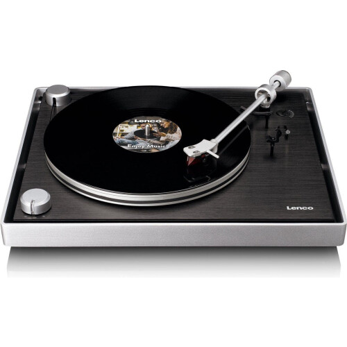 Lenco L-455BK - Platenspeler - Zichtbare riemaandrijving - Ortofon 2M RED cartridge - Zwart