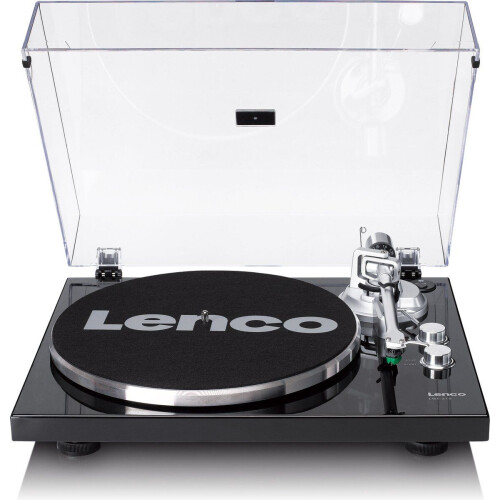 Lenco LBT-215BK - Platenspeler - Bluetooth 5.2 - Metalen draaiplateau - Piano Black Tweedehands