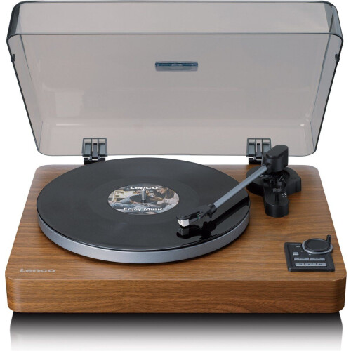 Lenco LBTA-165WD - Volledig automatische Platenspeler - Bluetooth 5.3 - Hout Tweedehands